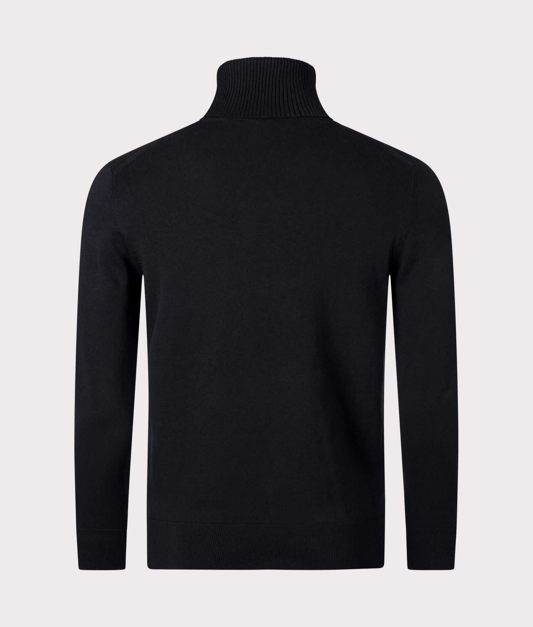 Akiro-Rollneck-Jumper-Black-BOSS-EQVVS-Front-Shot