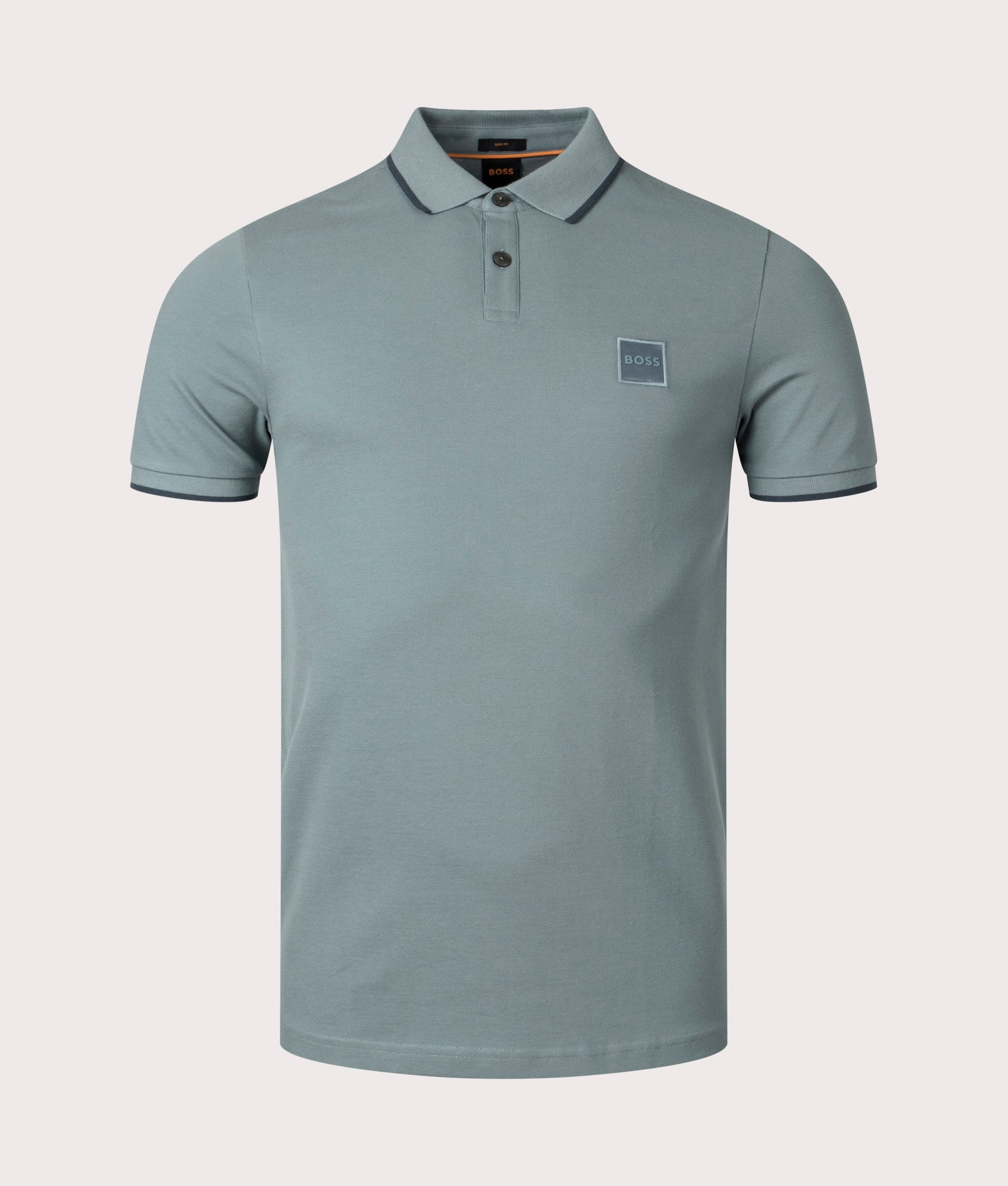 Passertip Polo Shirt Open Green boss eqvvs front