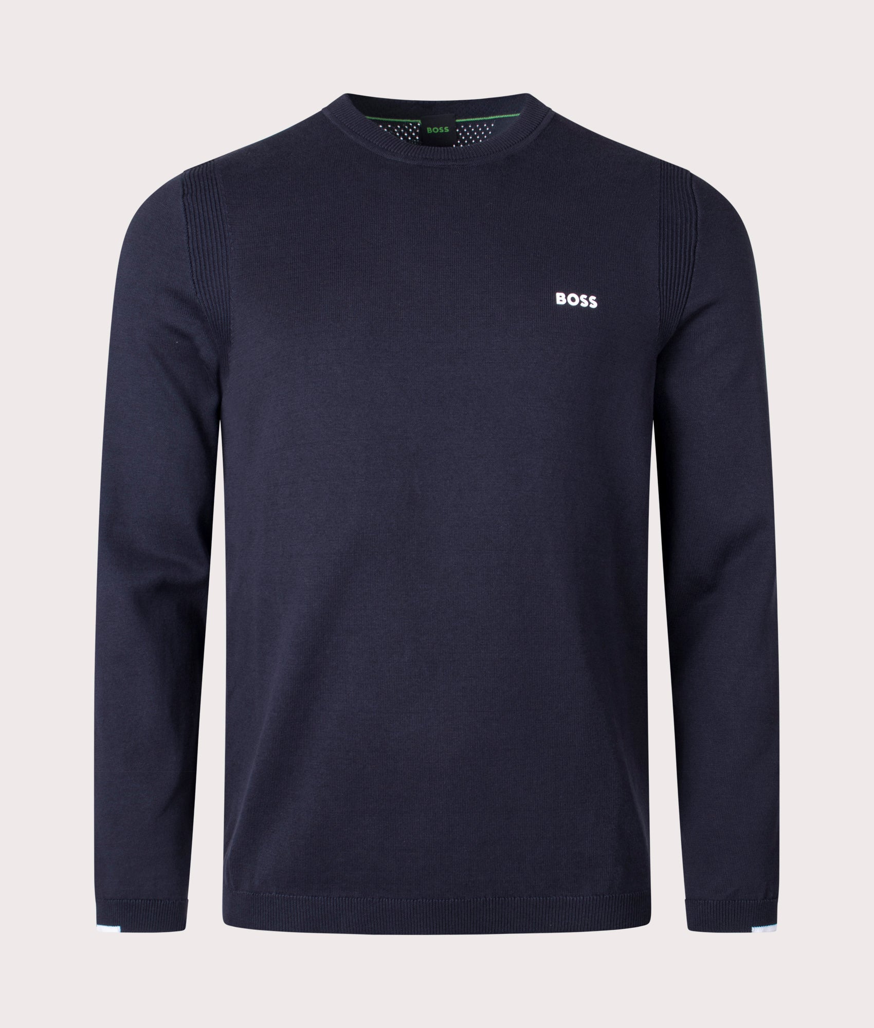 Ever-X-Crew-Neck-Jumper-402-Dark-Blue-BOSS-EQVVS-Front-Image