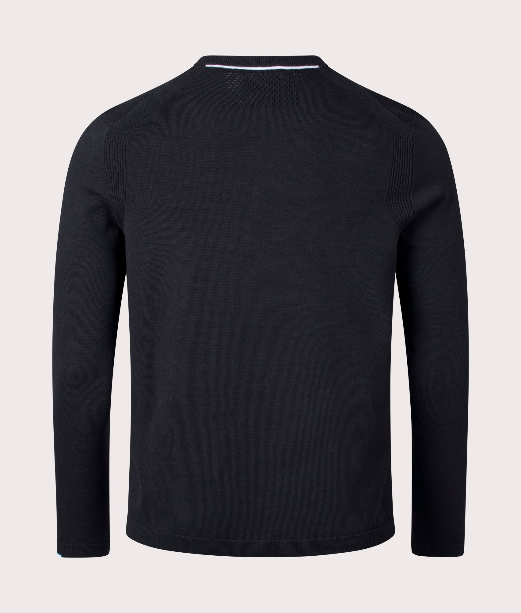 Ever-X-Crew-Neck-Jumper-001-Black-BOSS-EQVVS-Back-Image