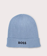 Contrast Logo Asic X Beanie: 498 Open Blue 