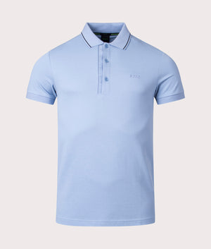 Paule-4-Polo-Shirt-Blue-BOSS-EQVVS-Front