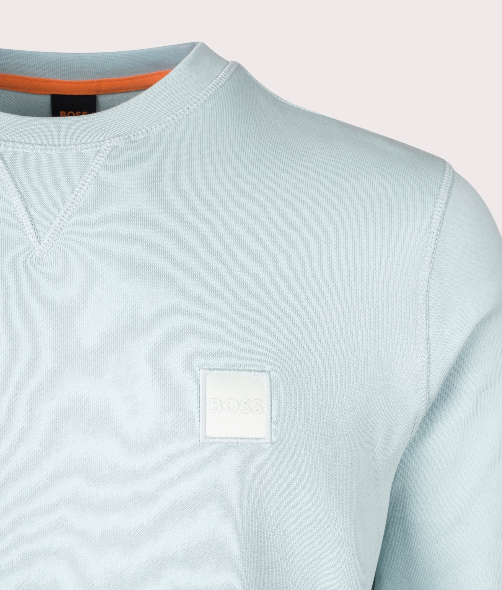 Relaxed-Fit-Westart-Sweatshirt-335-Light/Pastel-Green-BOSS-EQVVS