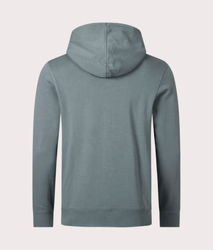 Wetalk Logo Patch Hoodie Open Green BOSS EQVVS Back