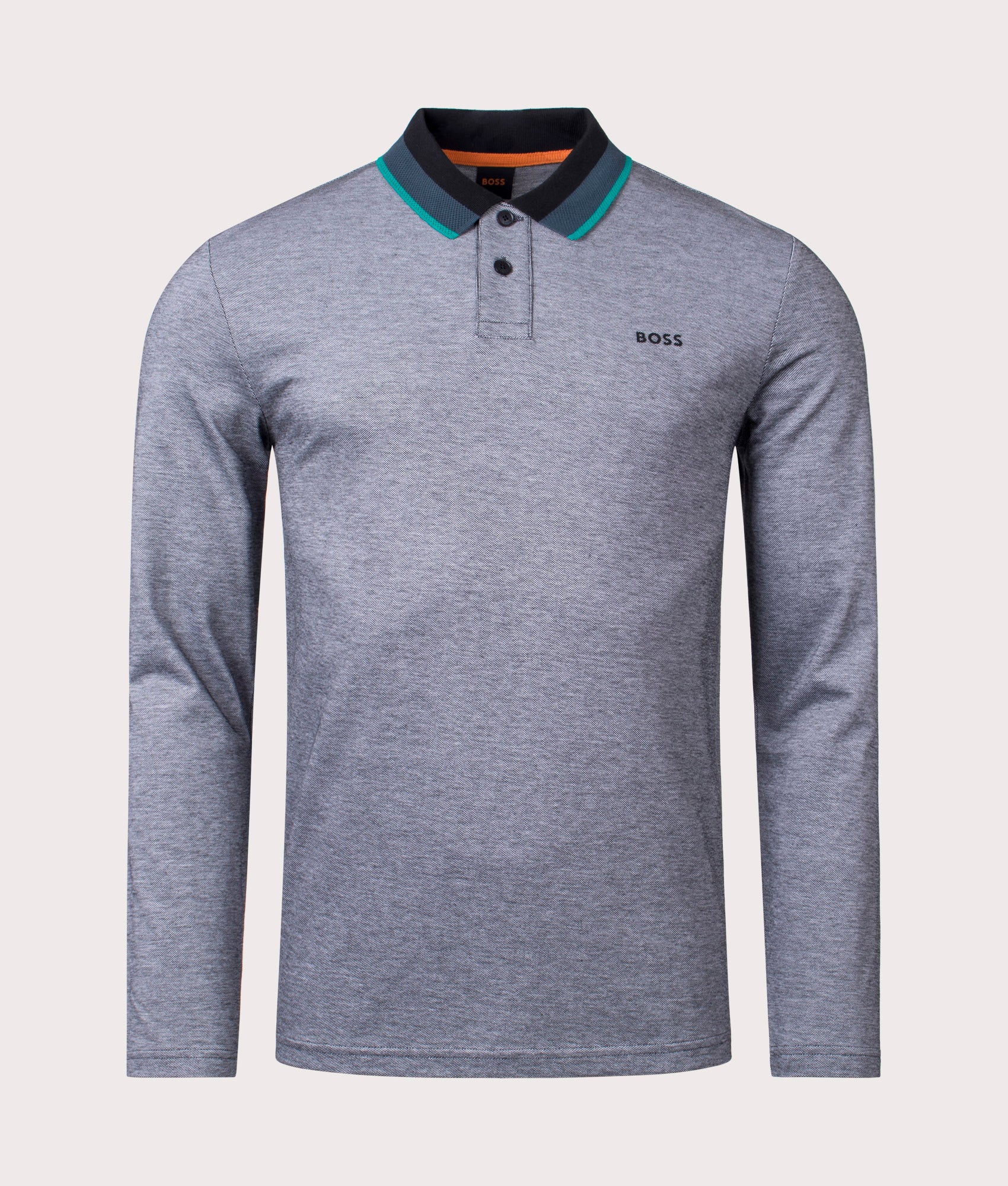 Peoxford-Polo-Shirt-Navy-BOSS-EQVVS-Front