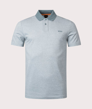 Peoxford-Polo-Shirt-Blue-BOSS-EQVVS-Front