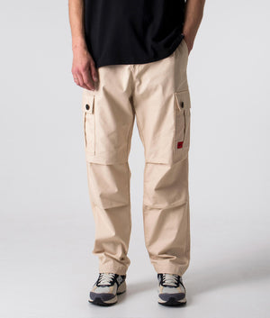Relaxed-Fit-Garlo233-Ripstop-Cargo-Pants-Light-Biege-HUGO-EQVVS-Front-Image