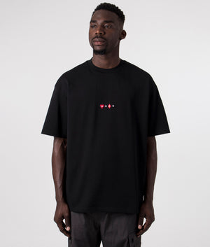 Oversized Dorki T-Shirt Black | HUGO | EQVVS