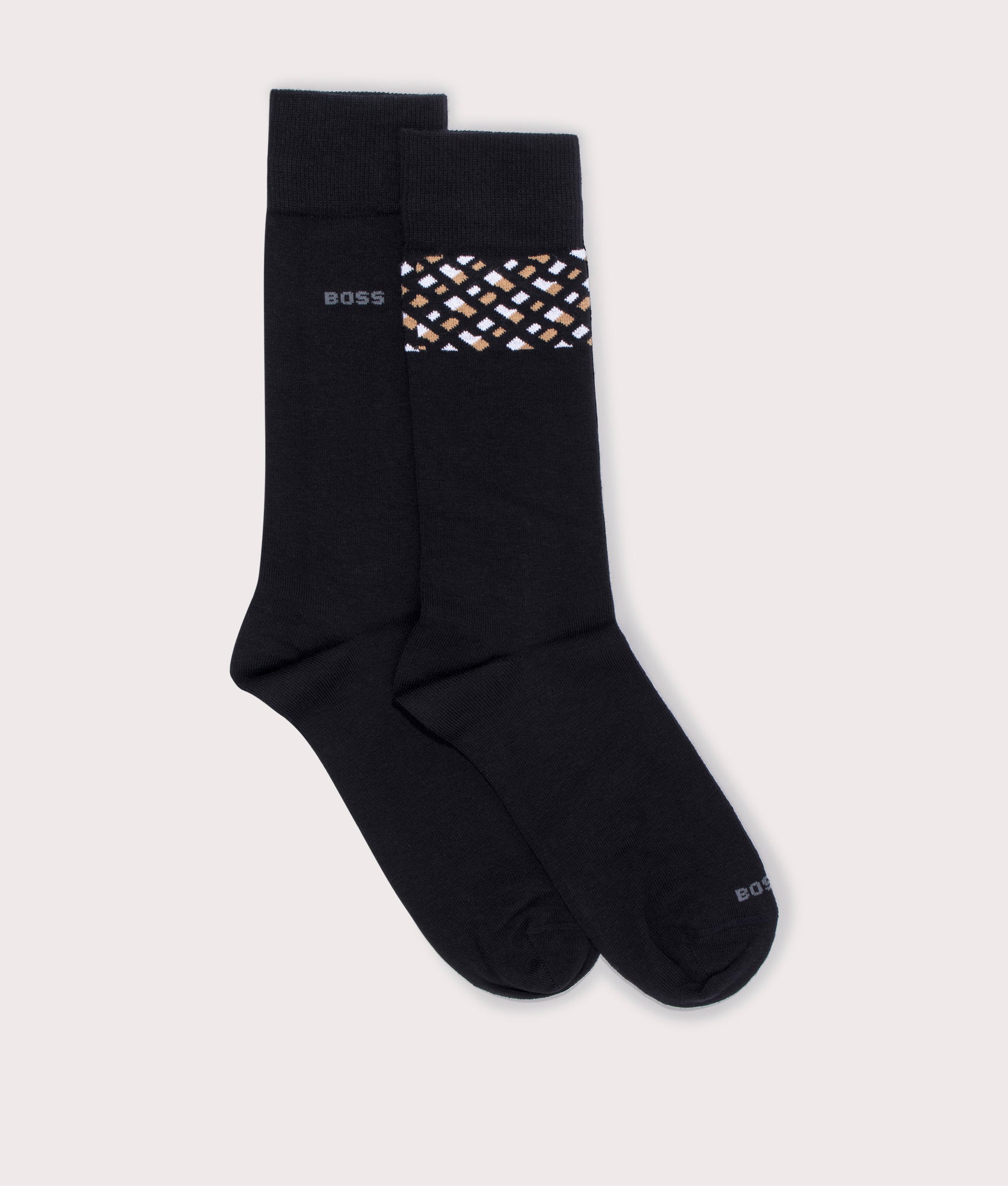 BOSS 2 Pack RS Mono Block CC Socks Black EQVVS