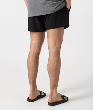 BOSS Tio Swim Shorts Black, EQVVS. BackShot.