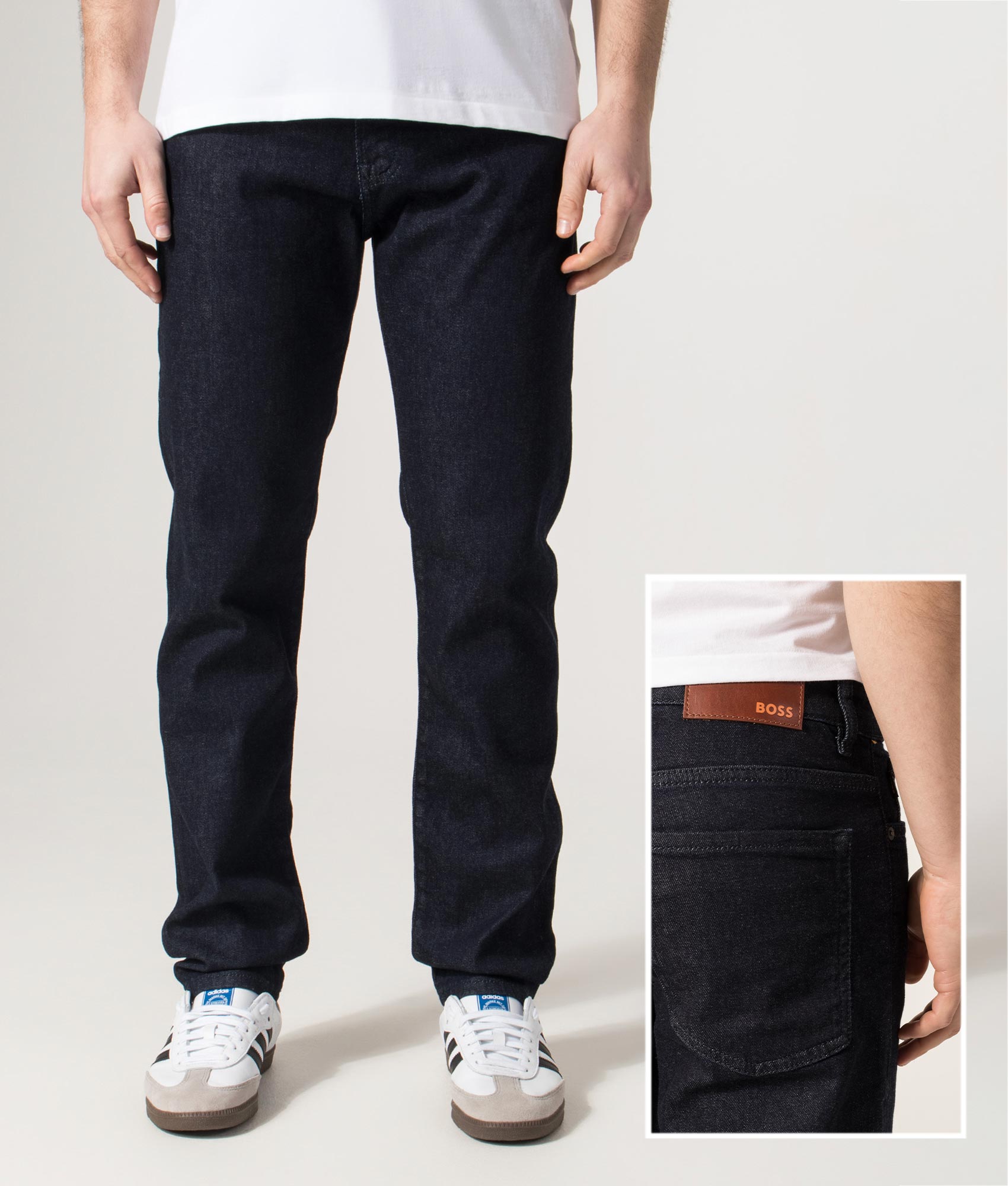 Regular Fit Maine Comfort Stretch BC-C Jeans in Deep Indigo | EQVVS | Facebook Duo Shot 