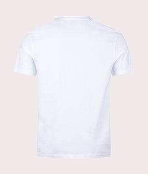 BOSS Fashion T-Shirt in White Black Shot EQVVS 