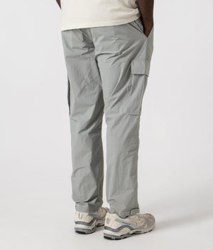 Gero241 Cargo Pants in Medium Grey by Hugo. EQVVS Back Angle Shot.