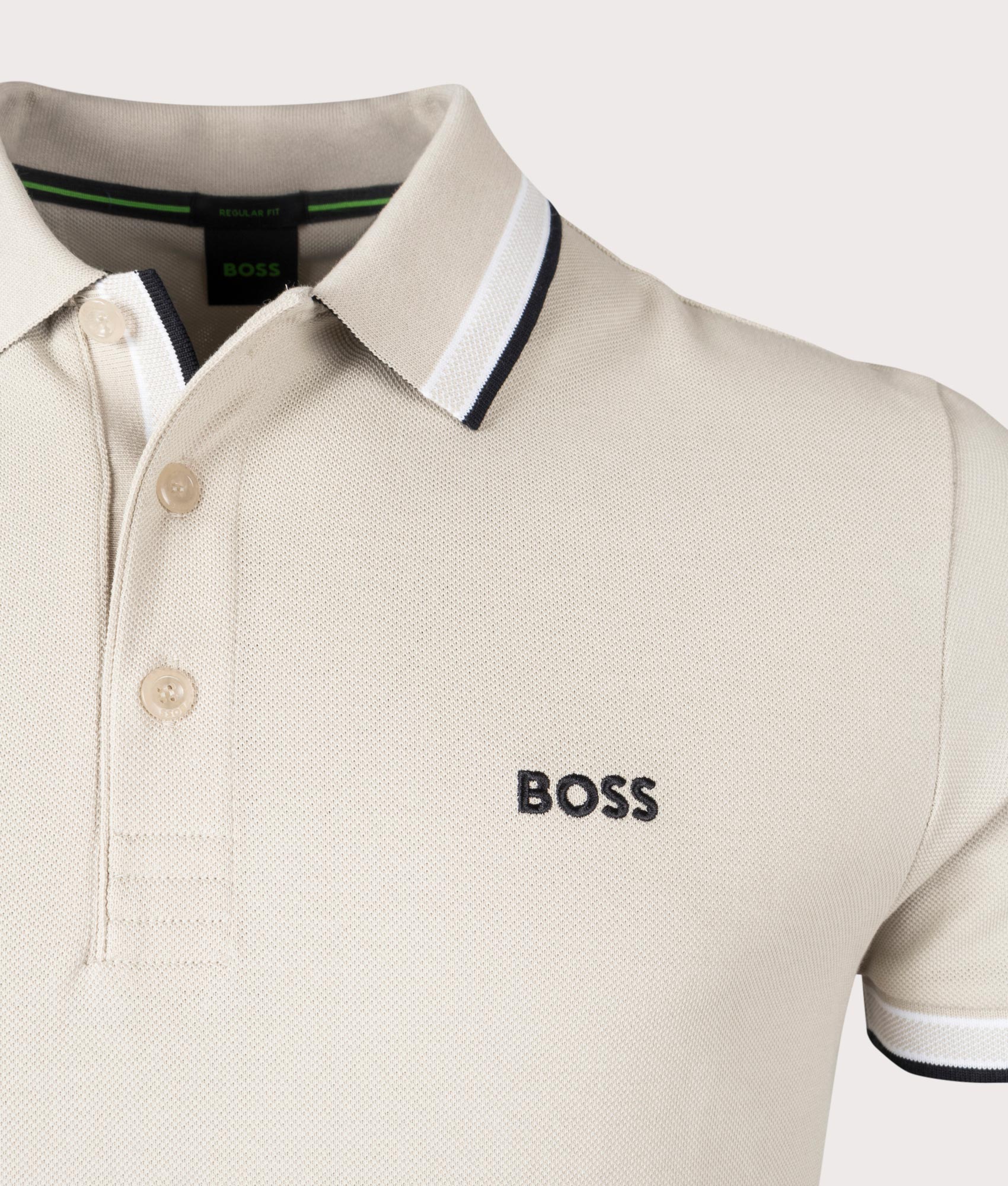 Paddy Polo Shirt Light Beige - BOSS - EQVVS 
