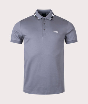Slim-Fit-Paule-Polo-Shirt-036-Medium-Grey-BOSS-EQVVS-Front-Image