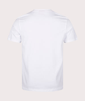 Detzington T-Shirt in White by Hugo. EQVVS Back Angle Shot.