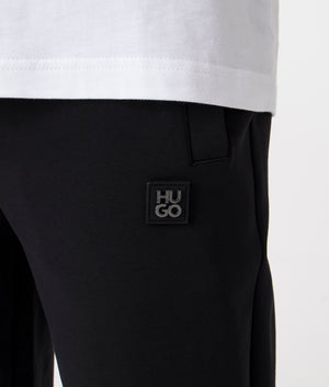 HUGO Dimacs Joggers Black Detail Shot at EQVVS