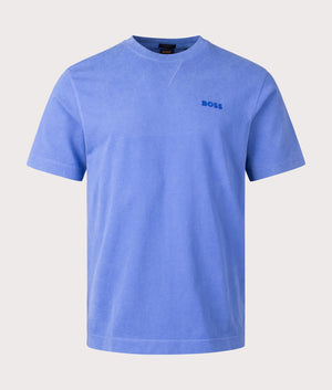 Raw-Boss-Logo-T-Shirt-525-Bright-Purple-BOSS-EQVVS