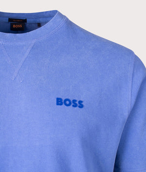 Raw-Boss-Logo-T-Shirt-525-Bright-Purple-BOSS-EQVVS