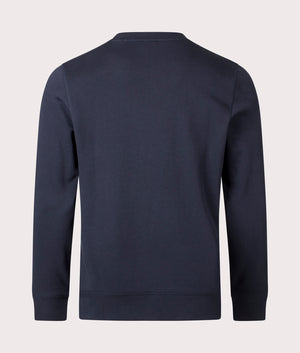 BOSS - Relaxed fit sweatshirt i bomuldsfrotté med logolap BOSS - Relaxed fit sweatshirt i bomuldsfrotté med logolap