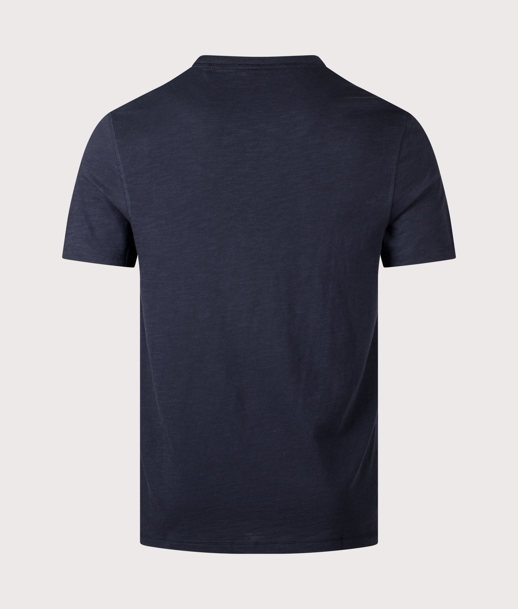 BOSS Tegood T-Shirt in Dark Blue at EQVVS Menswear. Back shot.