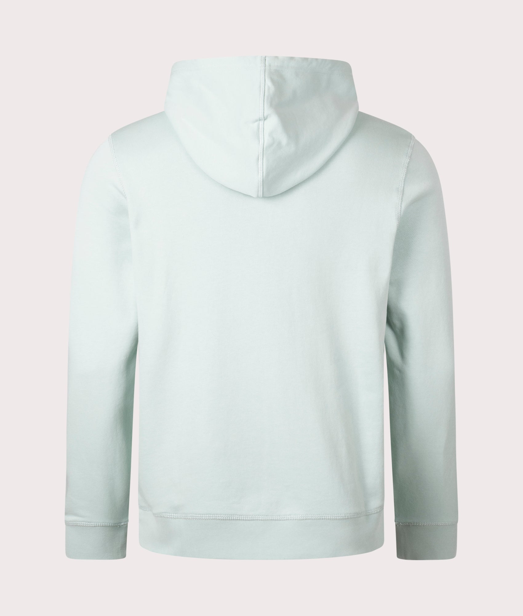 Wetalk Logo Patch Hoodie, Aqua, BOSS, EQVVS, Mannequin back