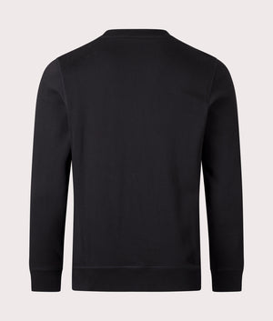 BOSS Relaxed Fit Westart in Black, 100% Cotton Back Shot at EQVVS