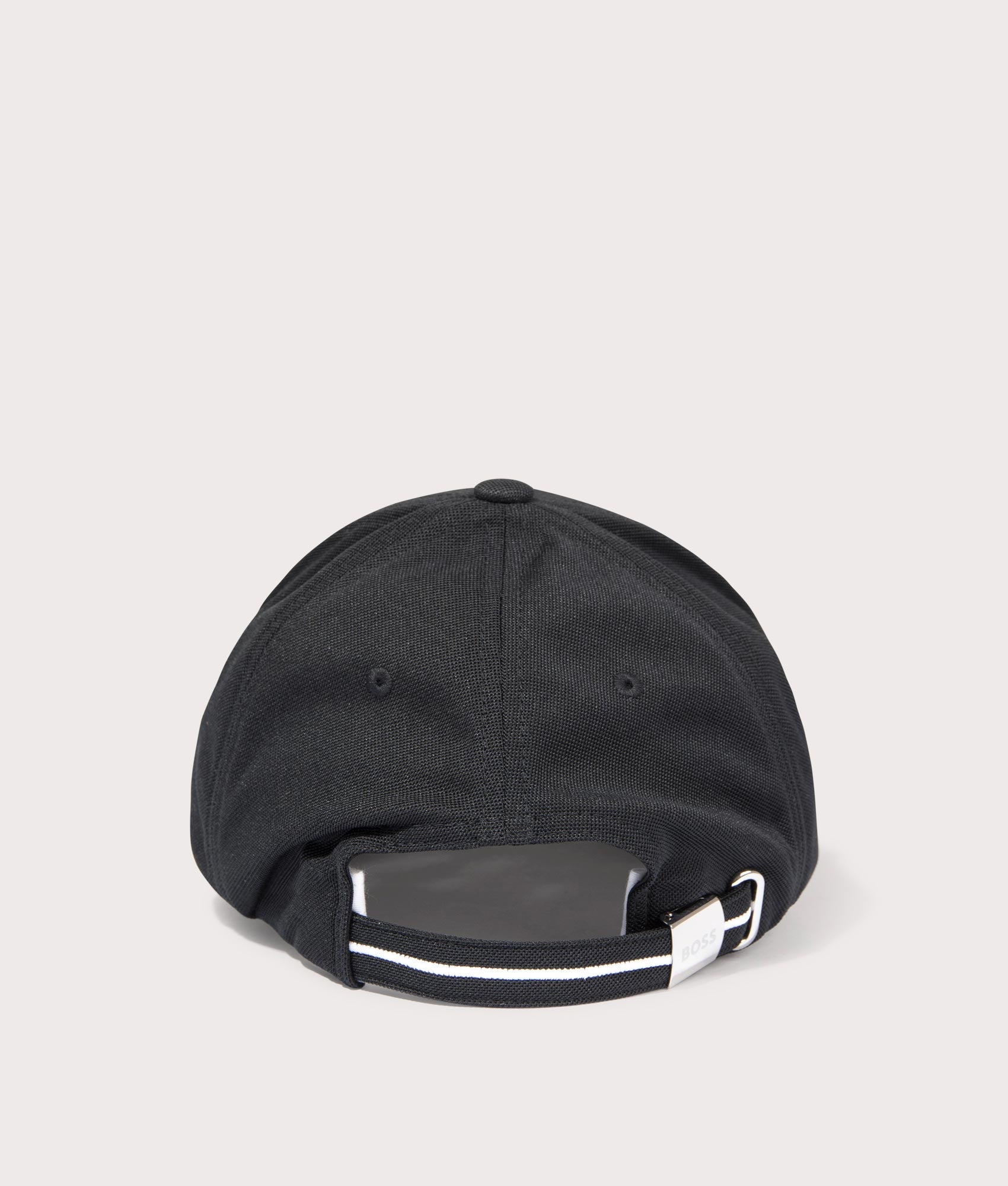 US Cap in Black by Boss. EQVVS Back Angle Shot.