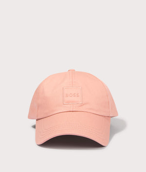 Derrel Cap in Open Pink by Boss. EQVVS Front Angle Shot.