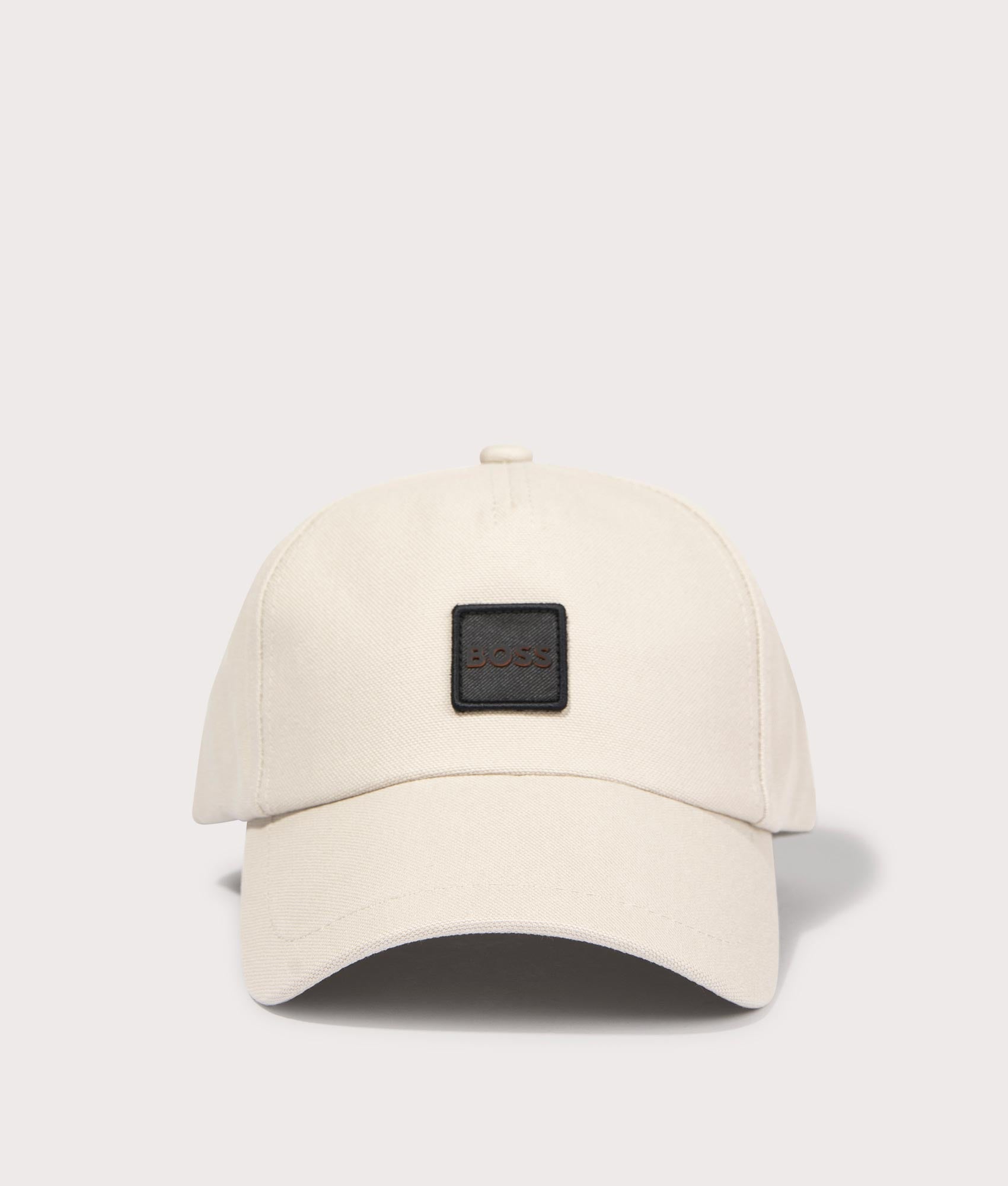 Fresco Cap in Light Beige by Boss. EQVVS Front Angle Shot.