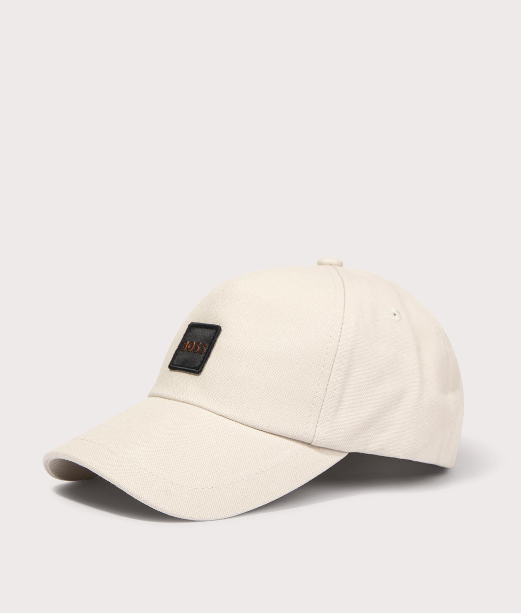 Fresco Cap in Light Beige by Boss. EQVVS Side Angle Shot.