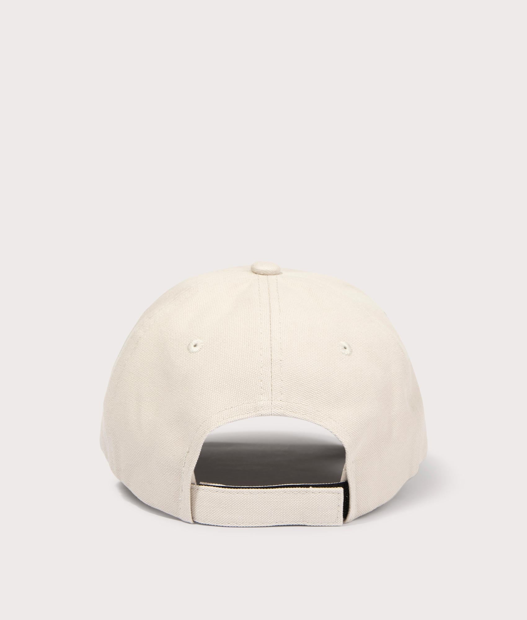 Fresco Cap in Light Beige by Boss. EQVVS Back Angle Shot.
