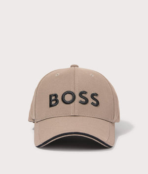US Cap in Light Pastel Green by Boss. EQVVS Front Angle Shot.