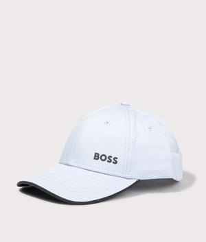 Bold Cap in Bright Purple by Boss. EQVVS Side Angle Shot.