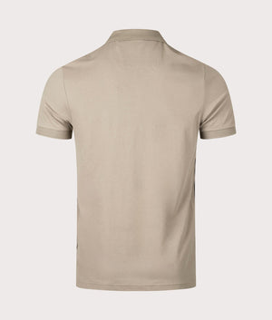 Paule Polo Shirt in Light Pastel Green by Boss. EQVVS Back Angle Shot.