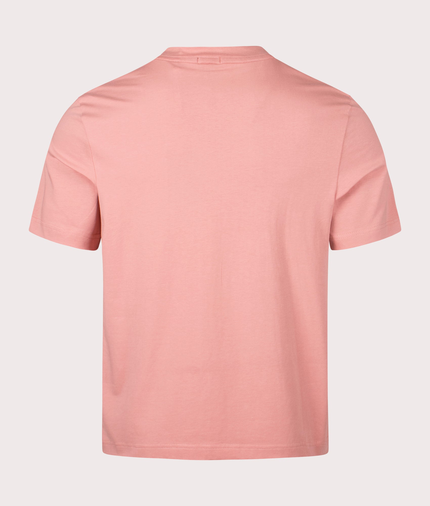 Tchup T-Shirt in Open Pink by Boss. EQVVS Back Angle Shot.
