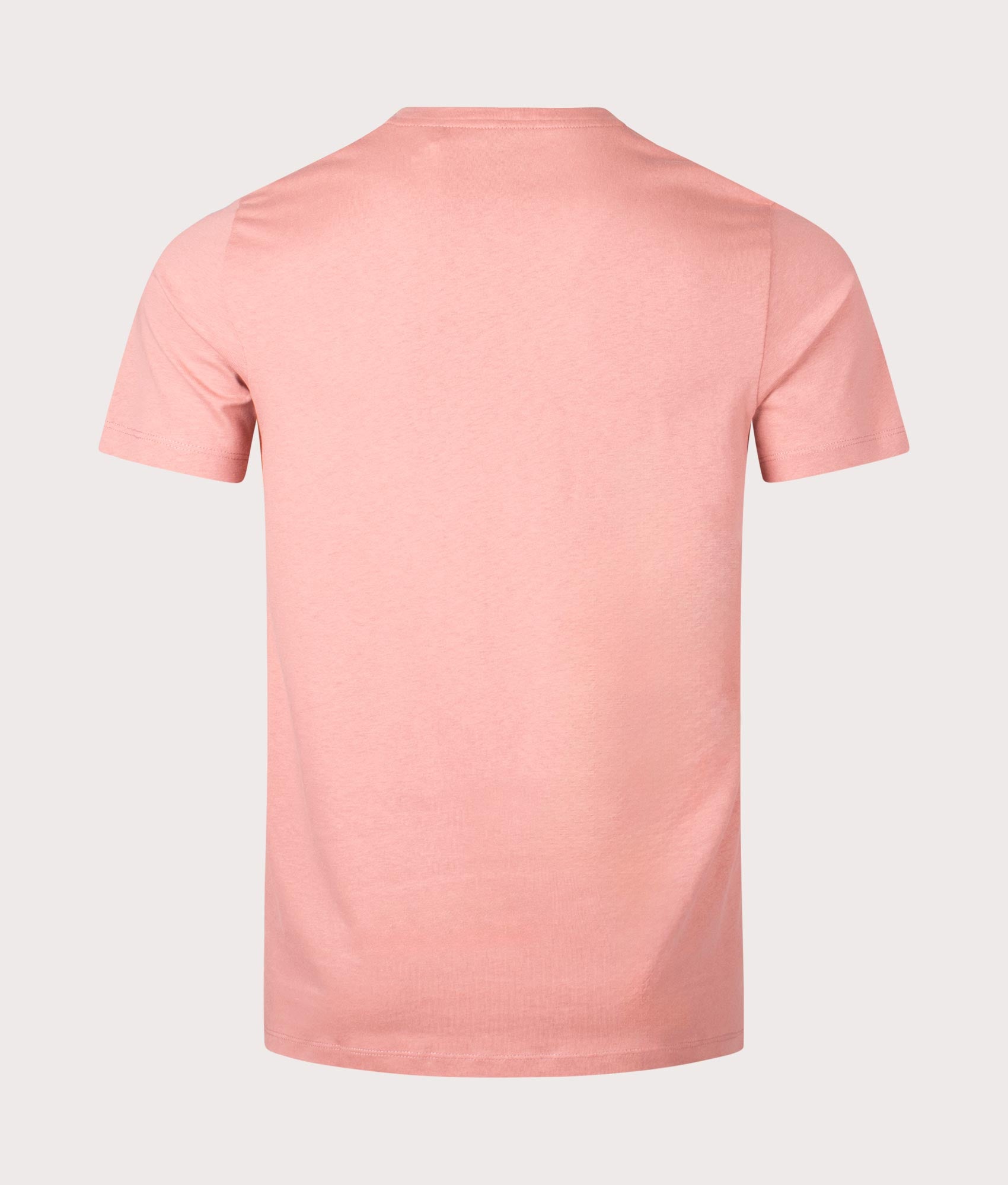 Tales T-Shirt in Open Pink by Boss. EQVVS Back Angle Shot.