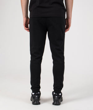 Regular Fit Sestart Joggers in Black | 100% Cotton | BOSS | EQVVS | Back model shot