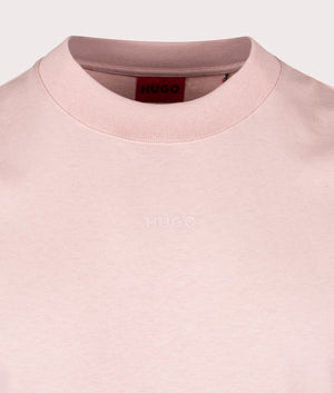 Relaxed Fit Dapolino T-Shirt in Light Pastel Pink. EQVVS Detail Shot.