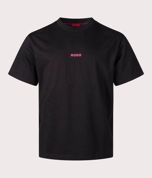 Dowidom Back Print T-Shirt in Black | Hugo | EQVVS 