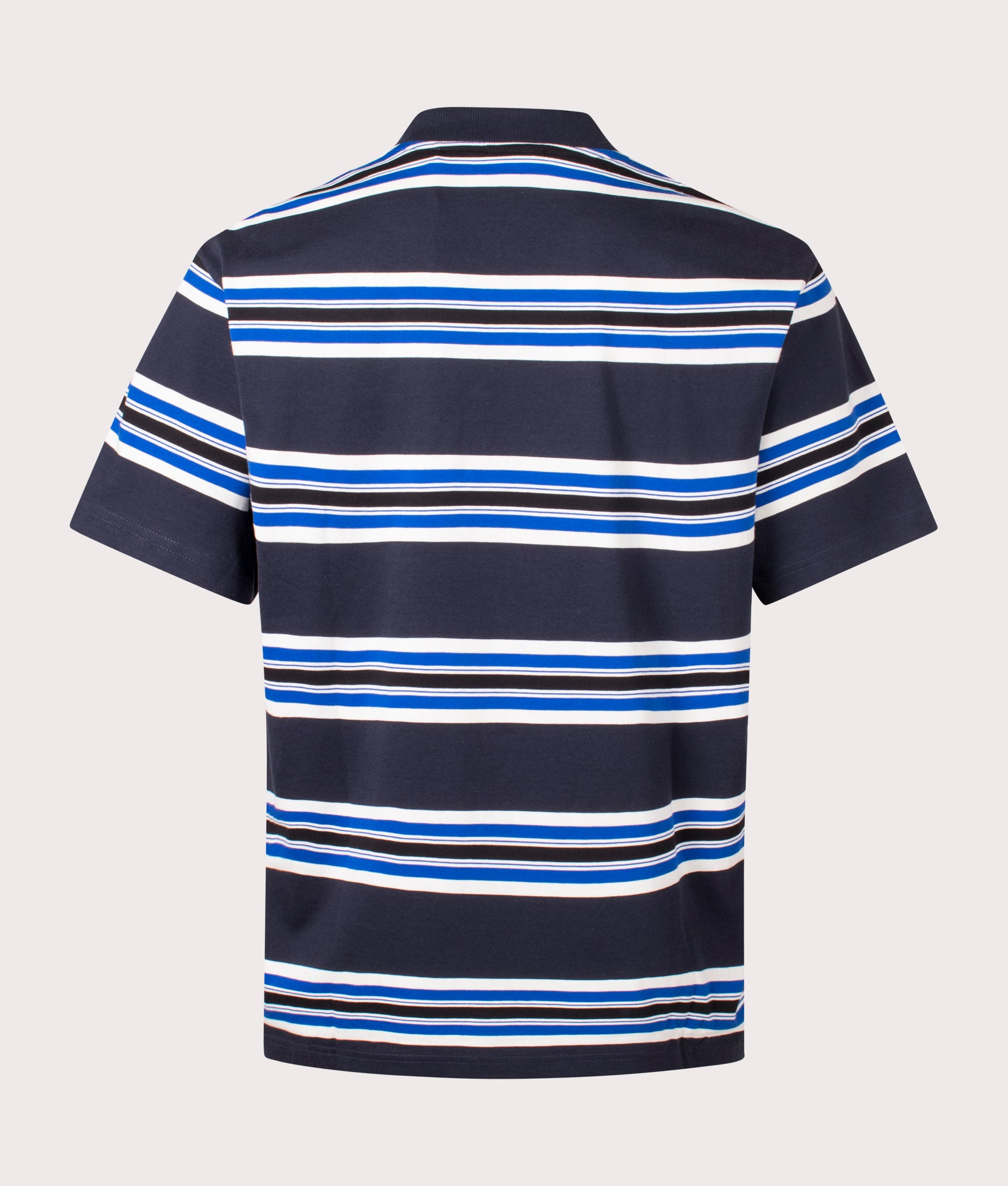 Natinolo T-Shirt in Dark Blue by Hugo. EQVVS Back Angle Shot.