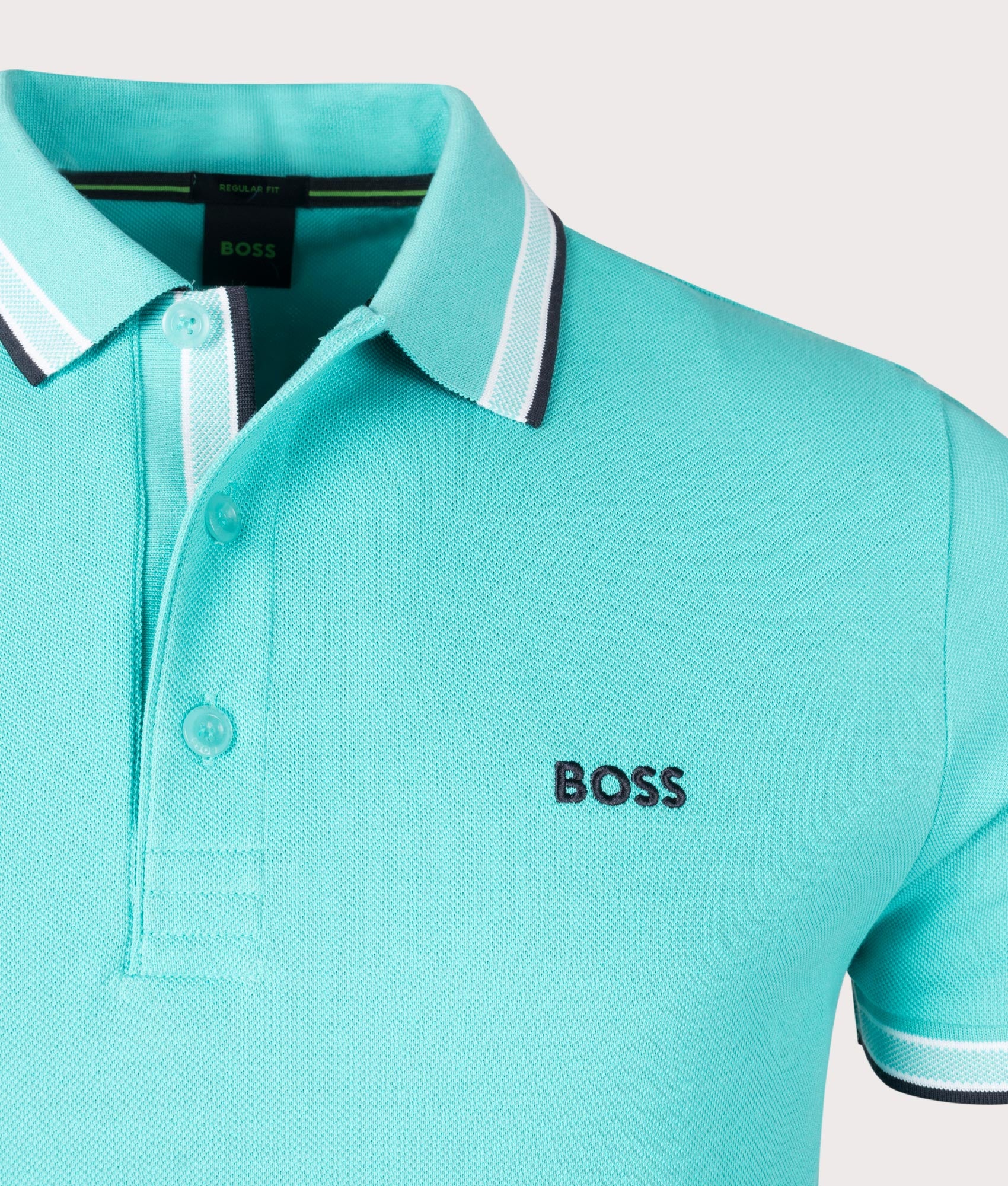 Paddy Polo Shirt in turquoise - BOSS -EQVVS