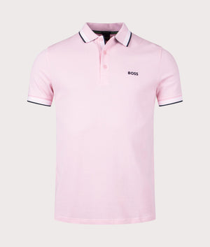 Paddy Polo Shirt Pink - BOSS - EQVVS