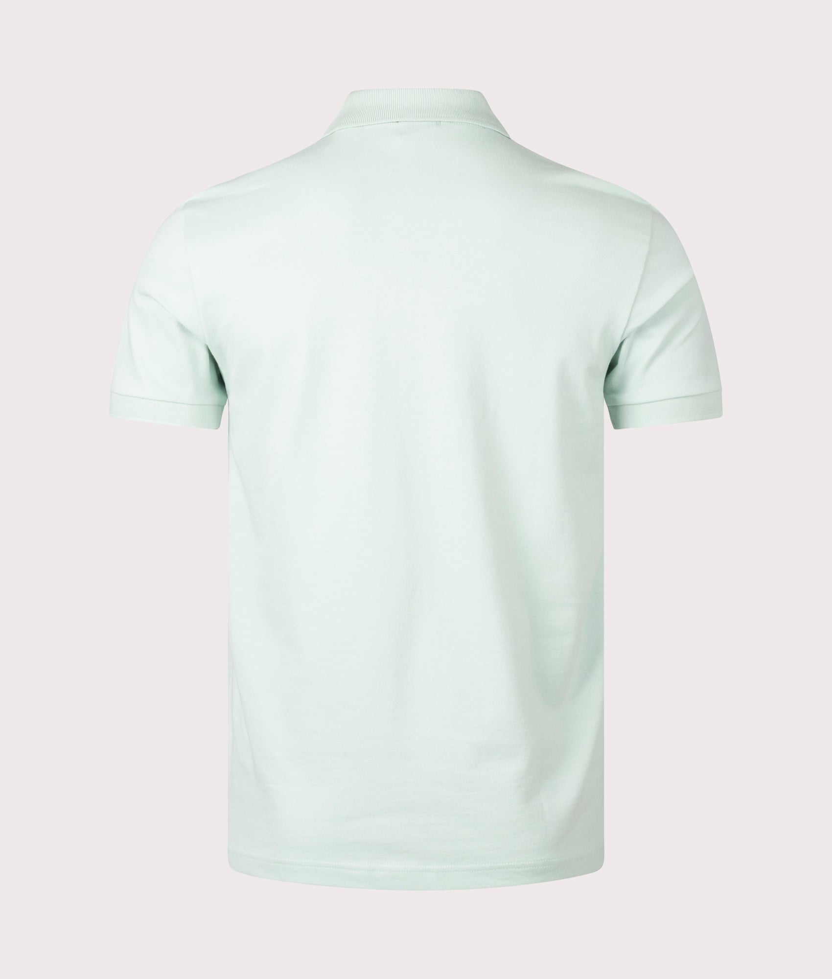 BOSS Slim Fit Passenger Polo Shirt in Turquoise & Aqua Back Shot at EQVVs