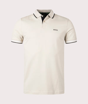 Paul Polo Shirt in Light Beige - BOSS - EQVVS