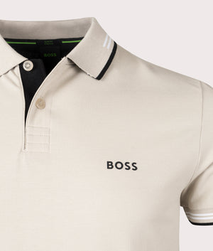 Paul Polo Shirt in Light Beige - BOSS - EQVVS