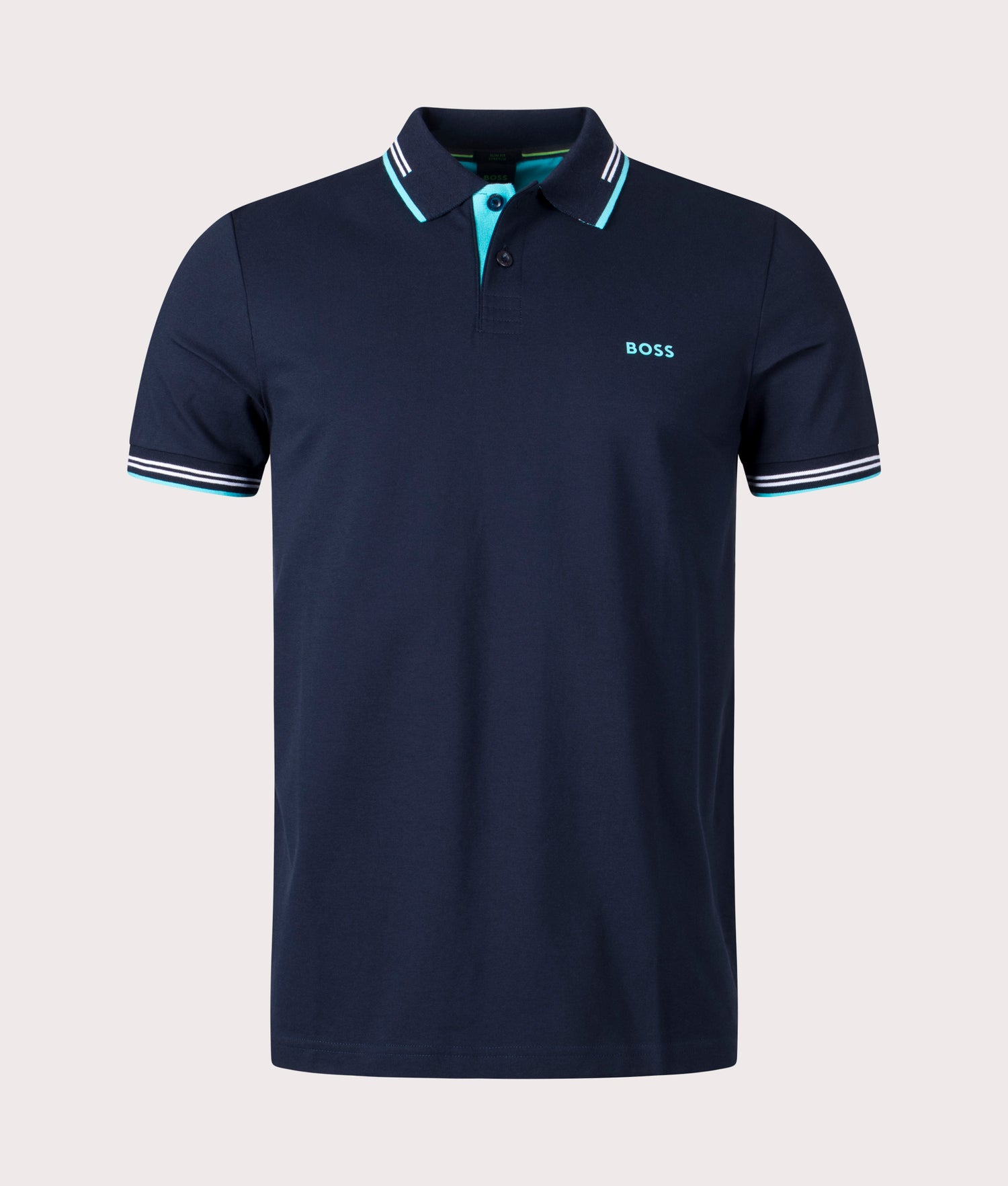 Slim Fit Paul Polo Shirt Dark Blue BOSS EQVVS1