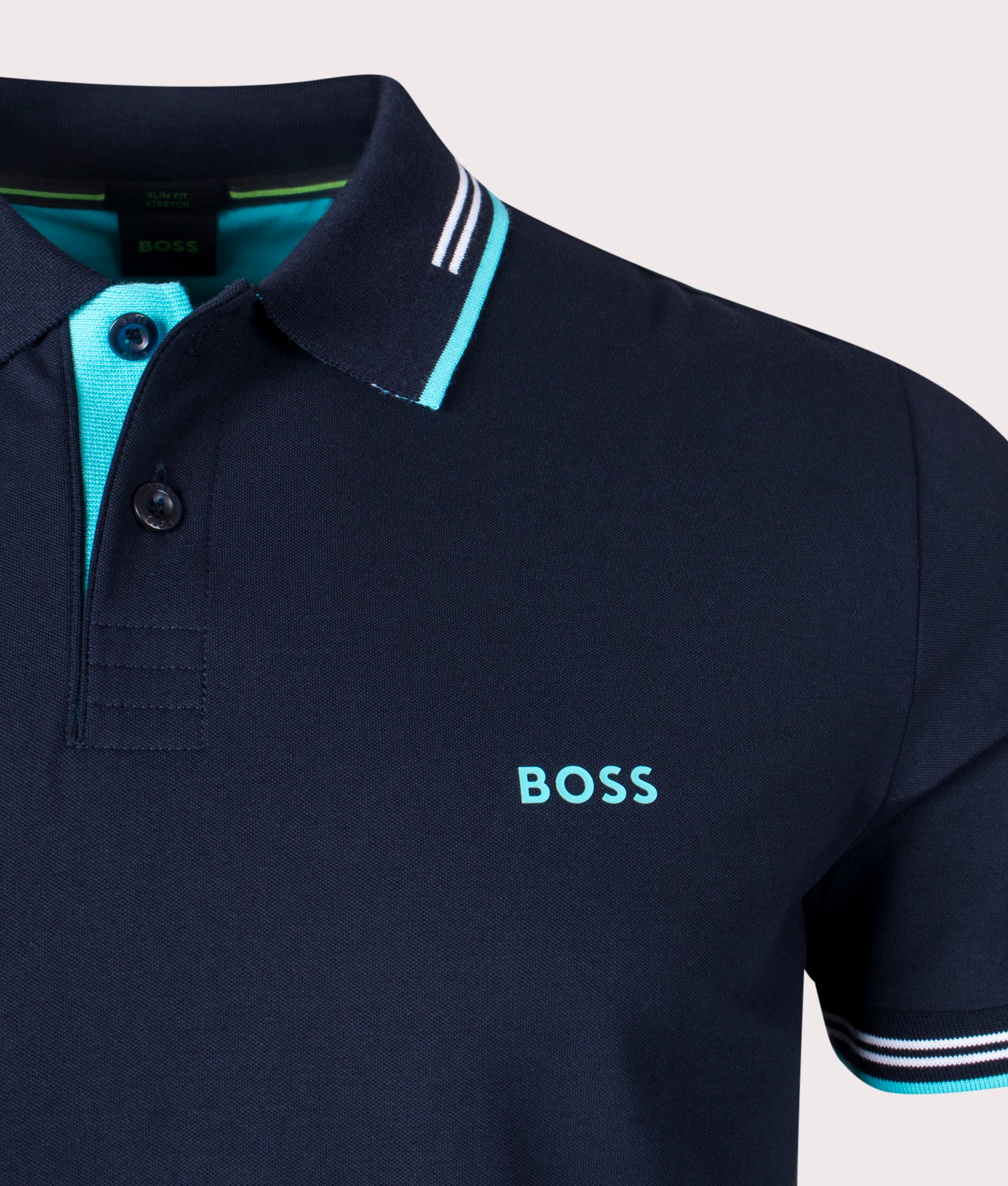Paul Polo Shirt Dark Blue - BOSS - EQVVS