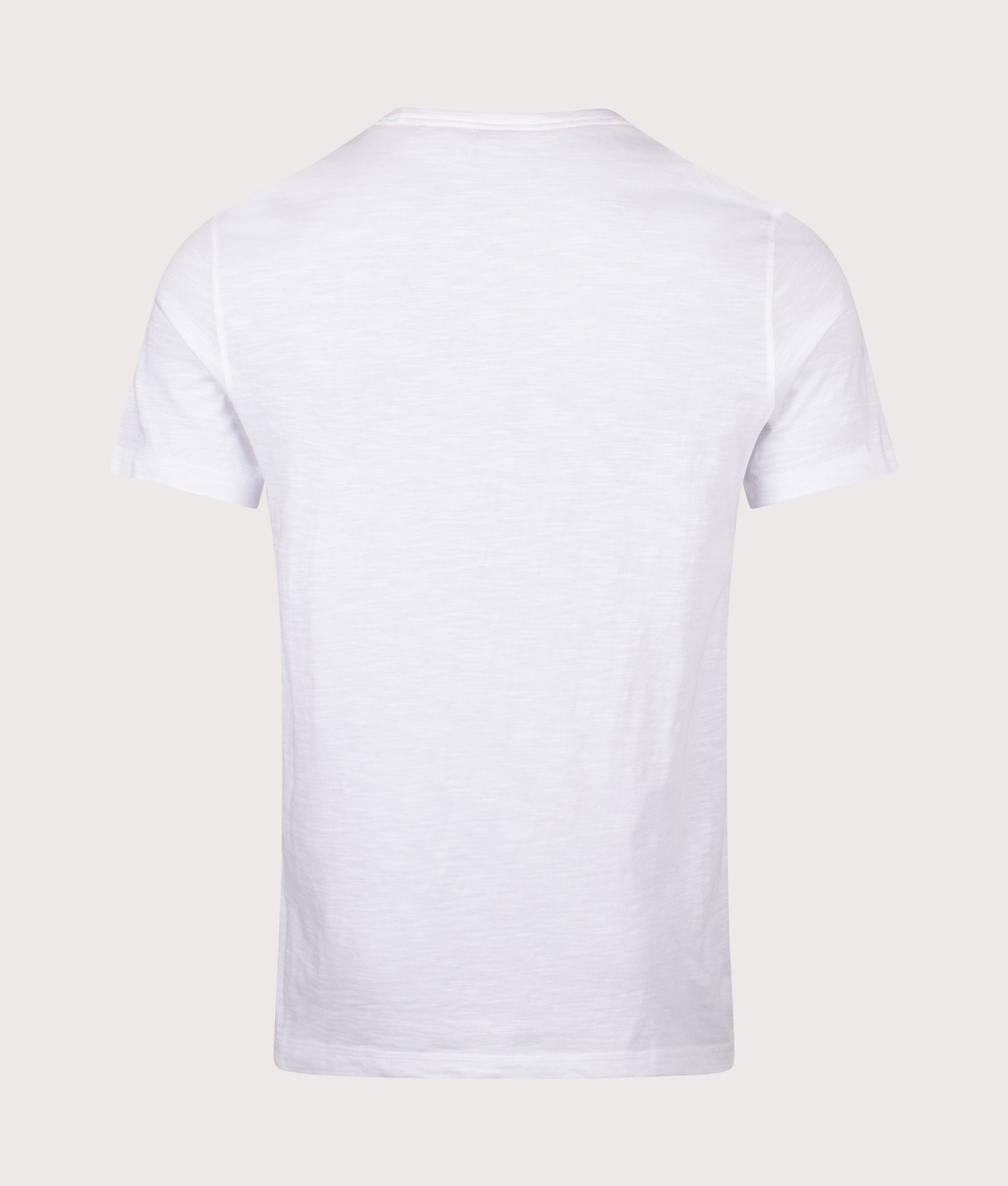 BOSS Tegood T-Shirt in White at EQVVS Menswear. Back shot.
