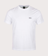 Crew Neck Tee T-Shirt: 100 White 